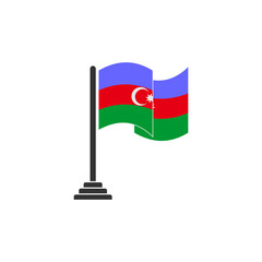 Azerbaijan independence day icon set vector sign symbol