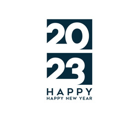 Happy New Year 2023. Black Numbers With White background And confetti on Black background. Holiday greeting card design.
 Holiday Greeting Card. Abstract Numbers Vector Illustration Free Download.