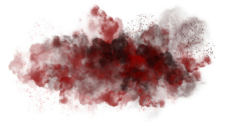 dark red cloud drifting effect