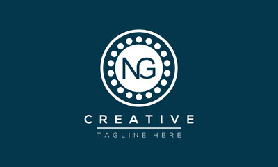 Initial NG Letter Logo With Modern Typography Vector Template. Creative Letter NG Logo .