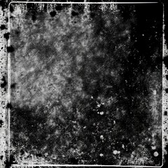 Dust scratches overlay. Old film texture. Black aged screen with white dirt effect for photo editor