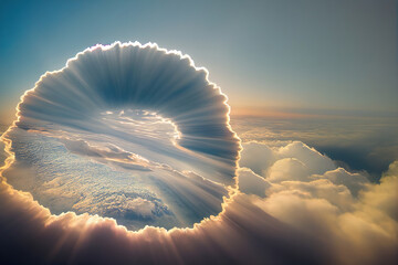 雲の円