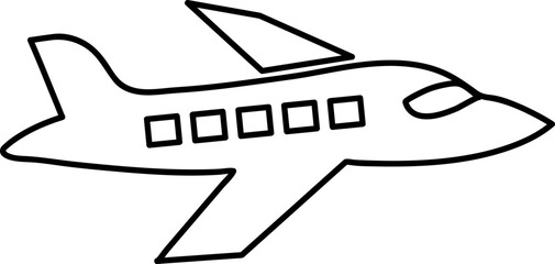 plane icon vector illustration on white background