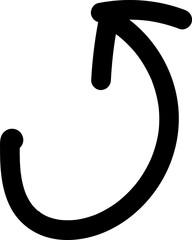 Hand drawn arrow vector