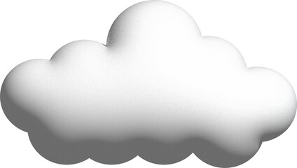 cute 3d blue and white cloud decoration