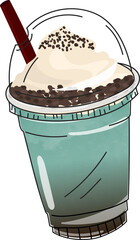 Fresh drink illustration