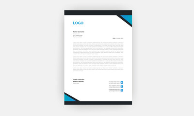 Business corporate Letterhead Template Design