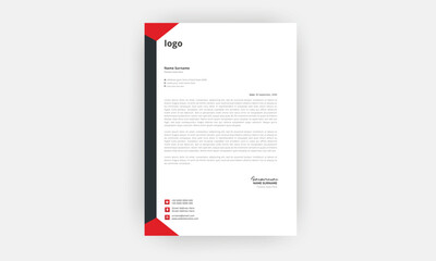 Business corporate Letterhead Template Design