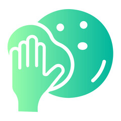 cleaning gradient icon