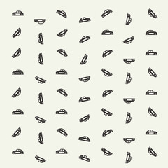 pattern classic car good for printing vector illustration.