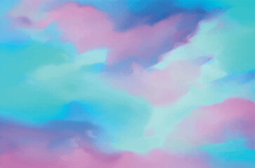 Obraz na płótnie Canvas pastel color water painting background