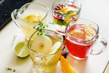 Fototapeta premium winter drinks