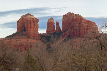 Sedona, Arizona Red Rock mountains in the high Sonoran desert