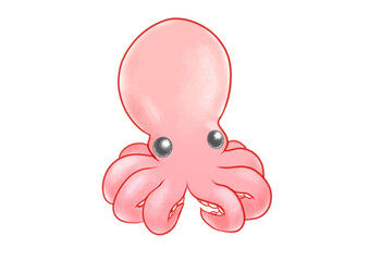 タコ（蛸）のイラスト