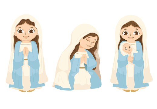Mary Mother of Jesus Virgin Mary Christmas Nativity Story Elements