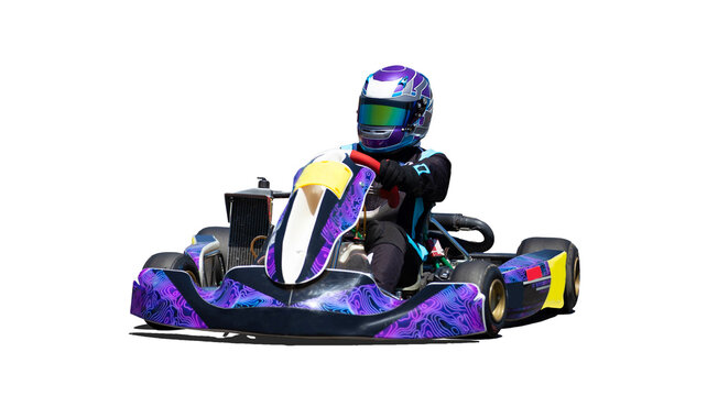 Premium Vector  Vector image of a track for kart racing isolated on  transparent background