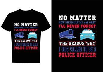 USA Police T-Shirt design