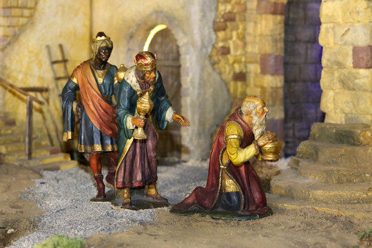 Heilige drei K&ouml;nige, Weihnachtskrippe