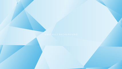 Blue background with abstract square shape, dynamic and technology banner concept