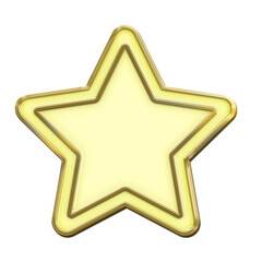 star enamel pin ornament