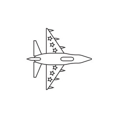 fighter jet icon
