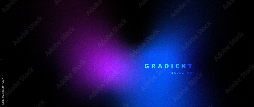 Poster Blurred gradient background with grainy texture