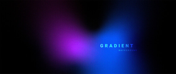 Blurred gradient background with grainy texture - obrazy, fototapety, plakaty