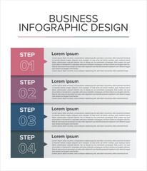 Business Infographic Design flat template background