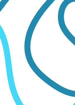 Abstract Blue Lines Background 