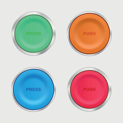 buttons for web user interface designs