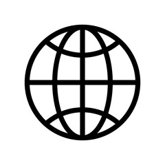 globe icon vector logo template