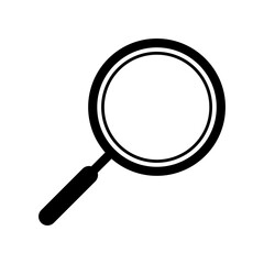 magnifier icon vector logo template