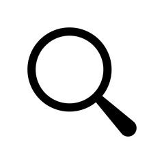 magnifier icon vector logo template
