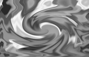 Illustration of abstract gradient monochrome futuristic spiral shape