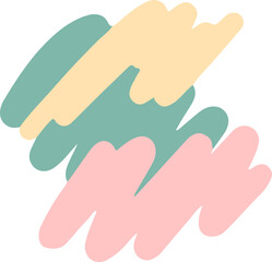 hand draw modern abstract shape