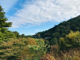 Obraz premium 空 山 自然 風景 眺め SKY