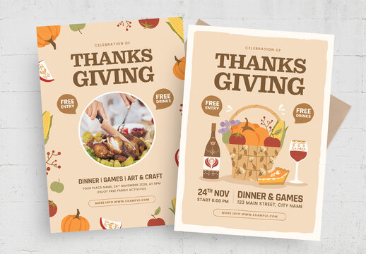 Thanksgiving Flyer Template