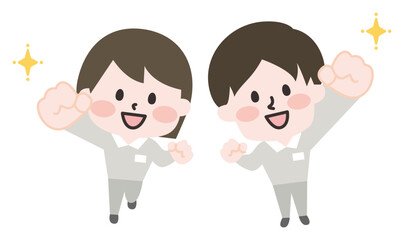 やる気満々の軽作業スタッフたち