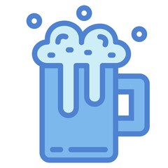 beer two tone icon style