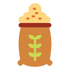 fertilizer flat icon style
