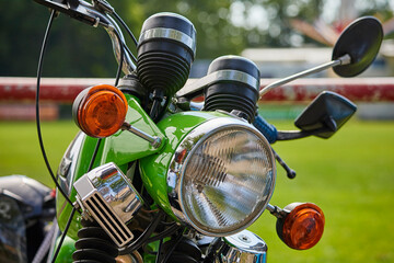 old historical german motorbike
