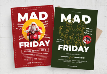Mad Friday Flyer Template