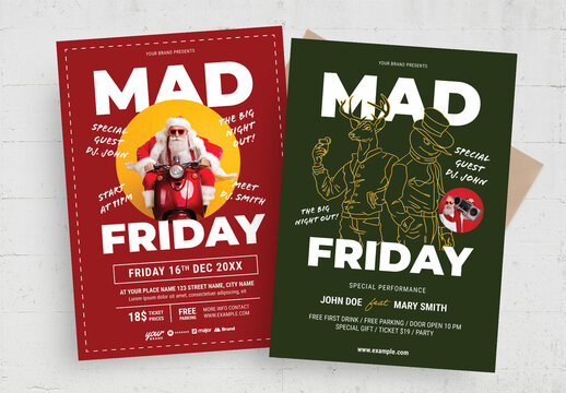 Mad Friday Flyer Template