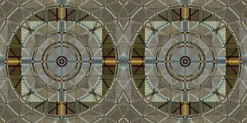 Silver filigree with gold thread widescreen finest pattern