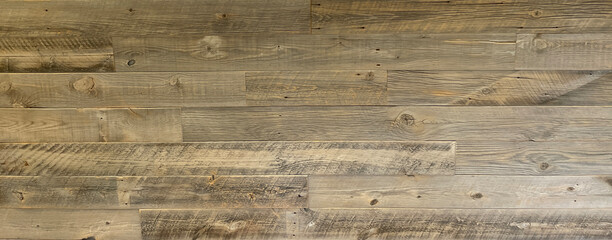 レトロ感のある古材の床　木目のテクスチャ素材