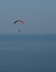 paraglider in the sky