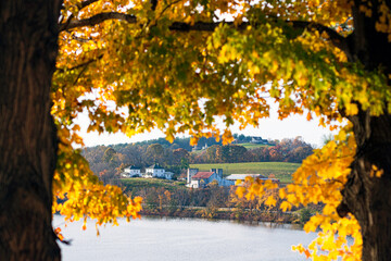 Rural Ohio autumn landscape