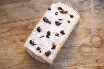 millefeuille with chantilly cream
