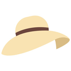beach hat icon