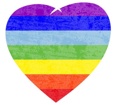 regenbogen herz
